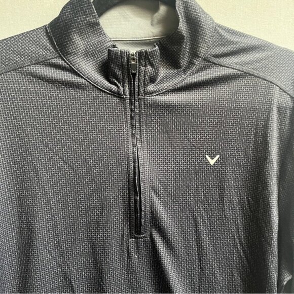 Callaway Opti Dri Glof 1/2 zip pullover shirt Sz M - Picture 3 of 8